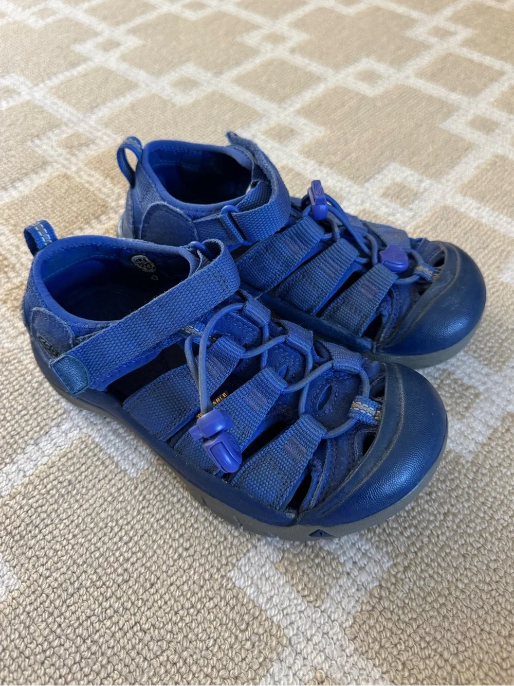 KEEN Newport H2 Kids Sport Sandals Blue Washable Water Shoes US 1